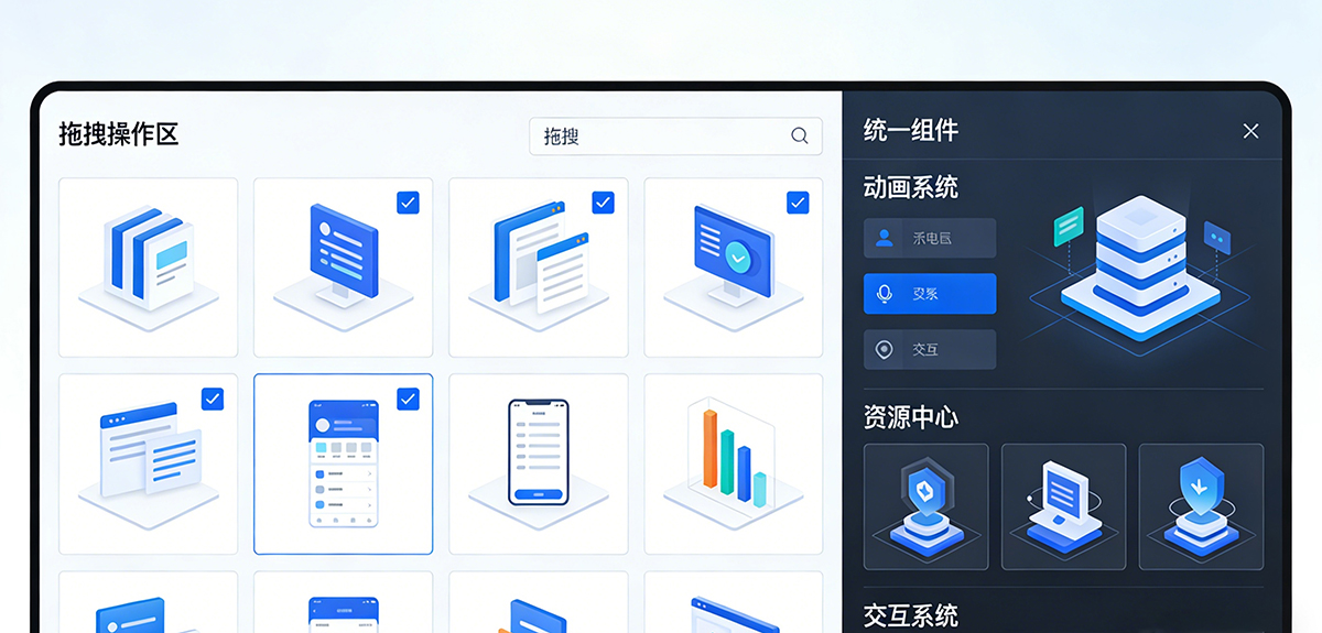 智慧大屏低代码开发平台