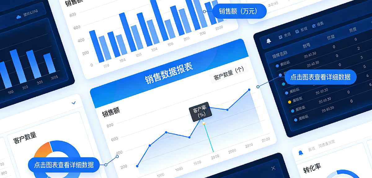 简报・数据报表低代码平台